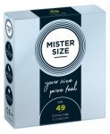 Mister Size Prezerwatywy 49mm  3szt 