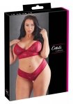 Cottelli Collection Uwodzicielski Komplet - Bra and Red Briefs 2XL