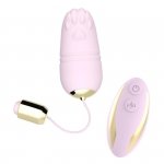 BOSS SERIES Jajeczko Wibrujące + Pilot - Kitty light pink