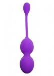 Vibrating Kegel Balls 32mm 80g Purple 10 function USB