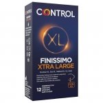 CONTROL  Cienkie Prezerwatywy XXL-Control Finissimo Xtra Large 12s