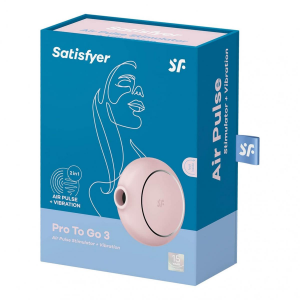 SATISFYER Stymulator Łechtaczki - Pro To Go 3 rose