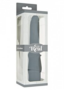 GET REAL Wibrator-CLASSIC SMOOTH VIBRATOR BLACK 17.5CM