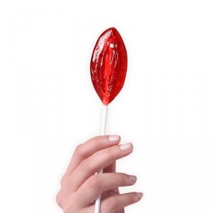Strawberry Pussy Lollipop-Lizak