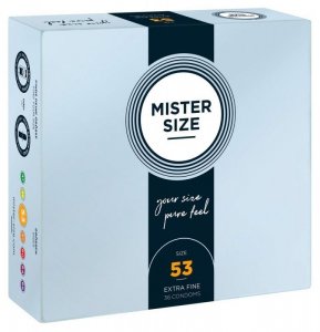 Mister Size Prezerwatywy 53mm 36szt