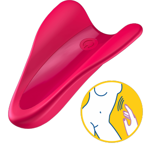 SATISFYER Stymulator - High Fly Finger Vibrator ( Red )