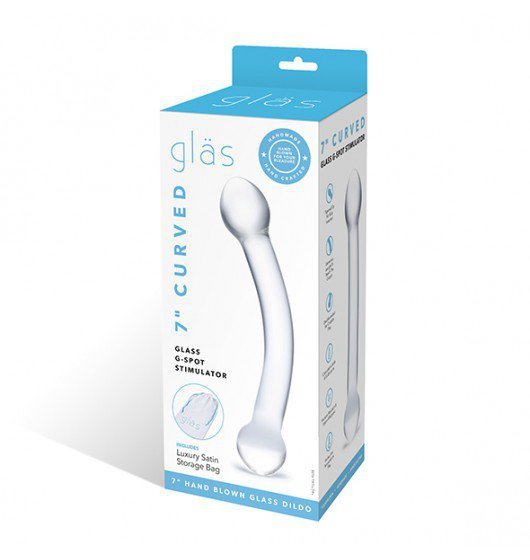 Glas - Dildo- Curved G-Spot Stimulator Glass 