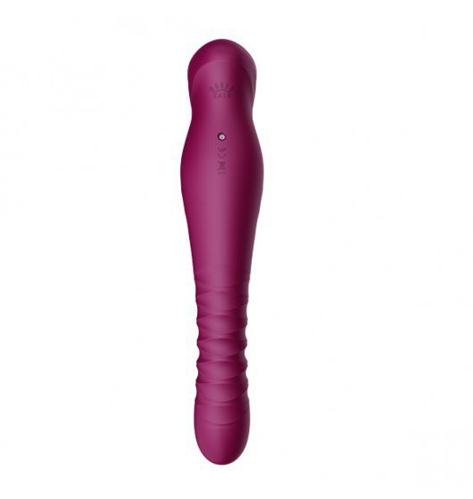 Wibrator-Zalo King Vibrating Thruster Velvet Purple