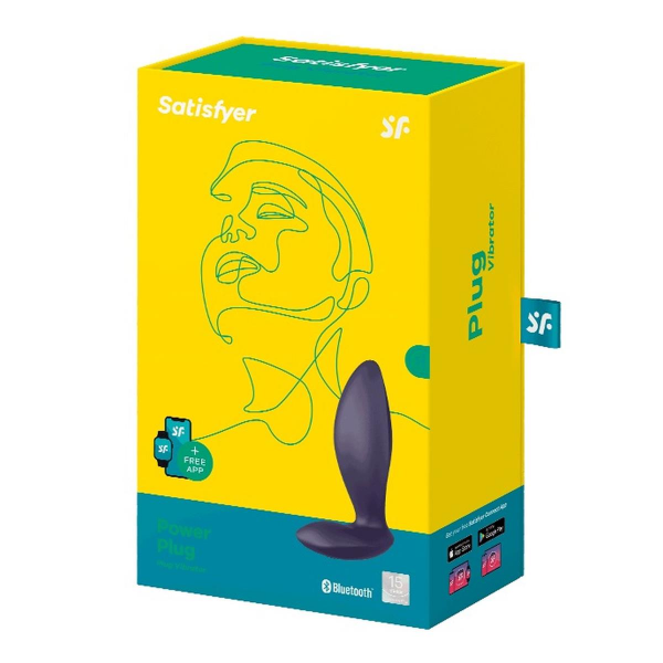 SATISFYER Wibrujący Korek Analny na APP-Power Plug