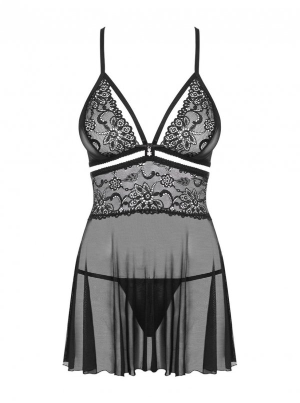 OBSESSIVE 838-BAB-1 Seksowny komplet KOSZULKA + Stringi XXL