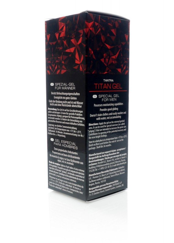 HENDEL  Żel na Powiększenie Penisa-Żel/sprej-Titan GEL 50ml.( ORGINAL )