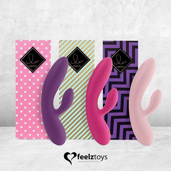 FeelzToys Wibrator Króliczek - Lea Rabbit Vibrator Soft Pink