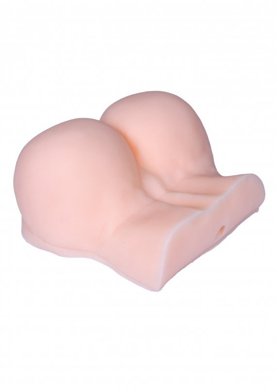 BossSeries Sztuczna Pupa z Wibracją-Vibrating Life-Sized Pussy &amp; Ass XXL