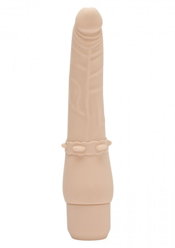 GET REAL Wibrator-CLASSIC SMOOTH VIBRATOR NUDE 17.5CM