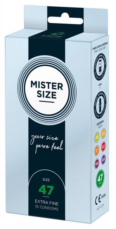 Mister Size Prezerwatywy 47mm 10szt
