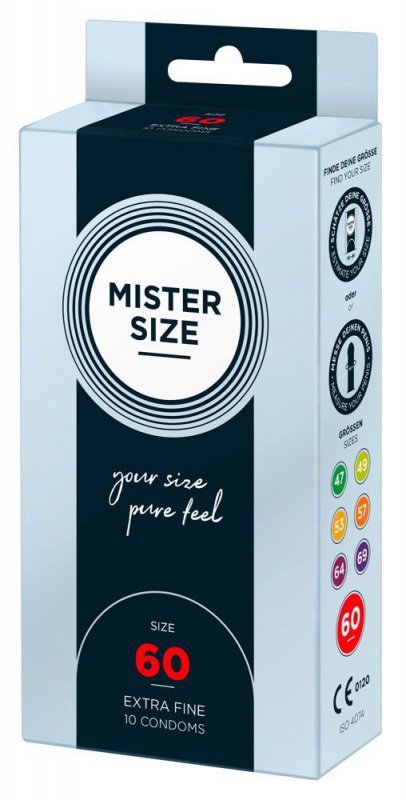 Mister Size Prezerwatywy 60mm 10szt