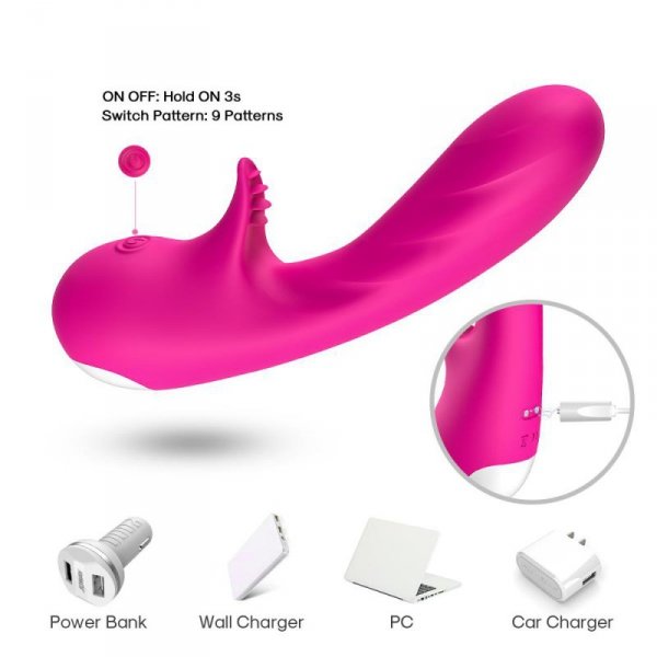 BOSS SERIES Wibrator Punktu G i Stymulacji - Romance pink