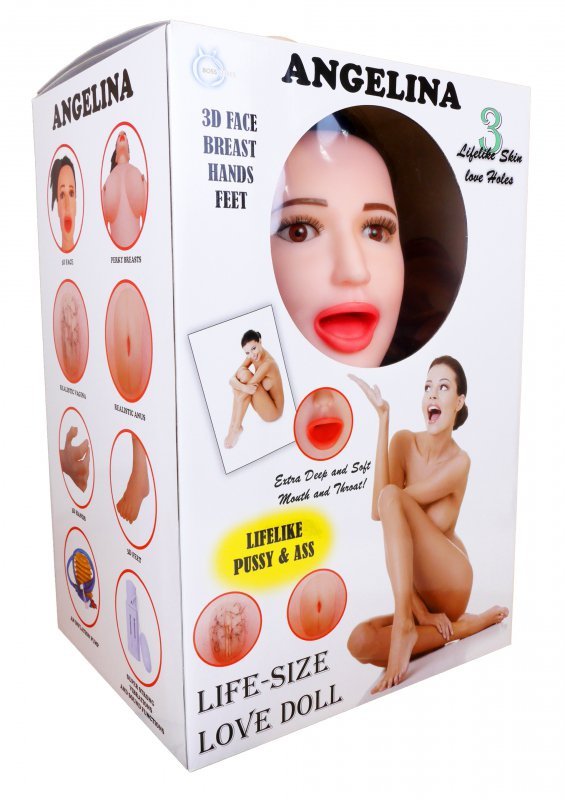 BossSeries Lalka- ANGELINA 3D - Vibrating