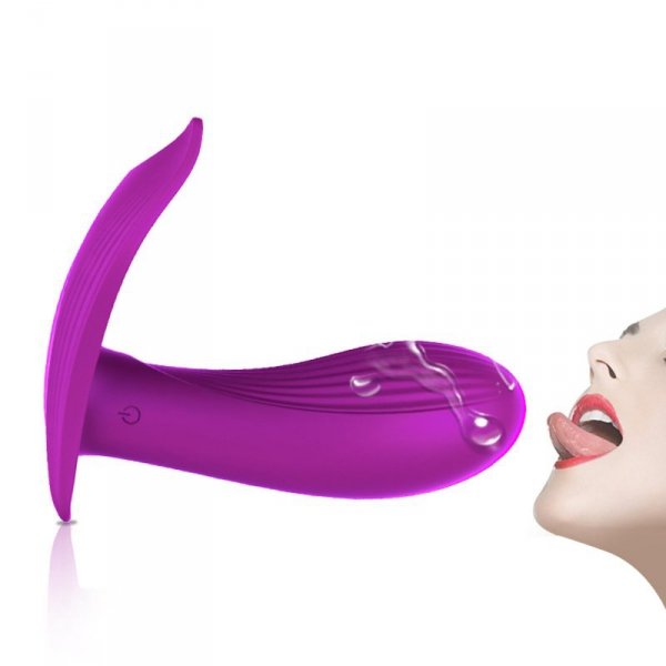 FOX SHOW Stymulator-Silicone Panty Vibrator USB 10 Function / Heating / Voice Control