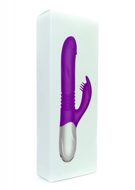 FOX Wibrator-Silicone Vibrator USB 10 Function + Expander and Thrusting Function