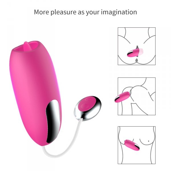 Stymulator-Silicone Clit Massager USB 7 function / Heating