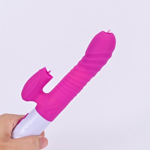 FOX Wibrator-Silicone Vibrator USB 7 Function and Thrusting Function / Heating