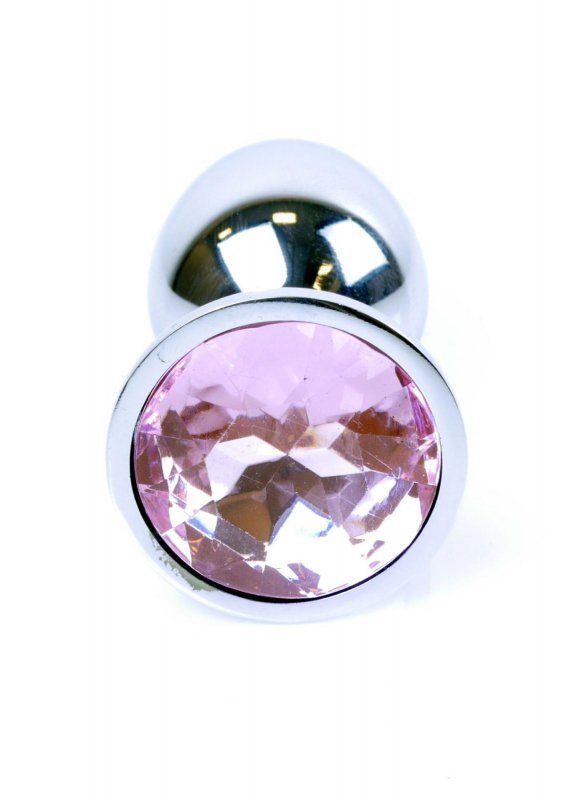 BossSeries Korek Analny-Jewellery Silver PLUG- Rose