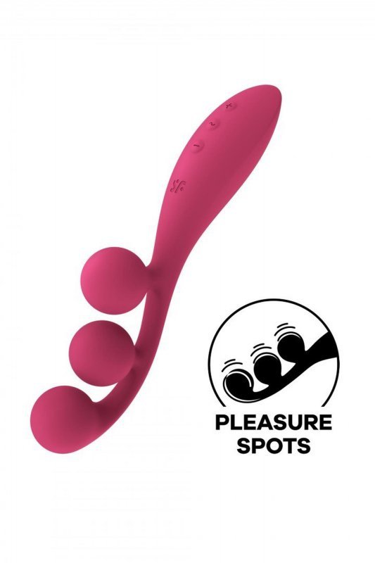 SATISFYER Wibrator Stymulujący punkt G - Tri Ball 1 red