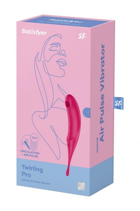 SATISFYER Stymulator Łechtaczki -Twirling Pro red