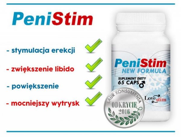 LoveStim Erekcja Powiększenie Witalność -Supl.diety-Penistim 65kaps