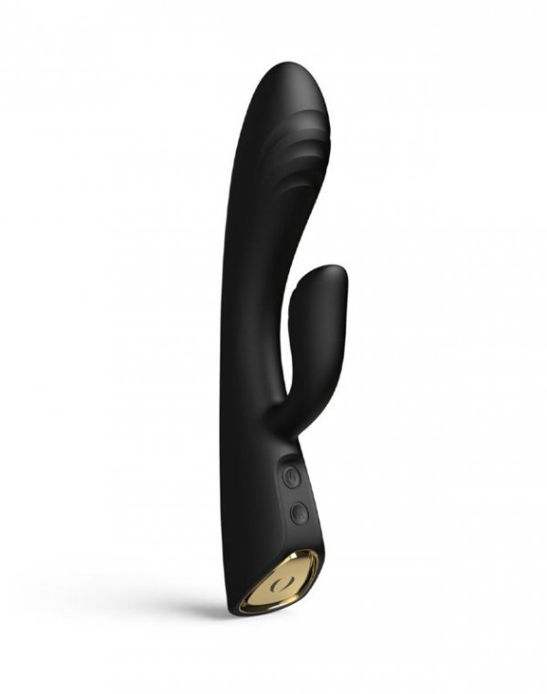 DORCEL Wibrator Króliczek Podgrzewany - FLEXI RABBIT BLACK