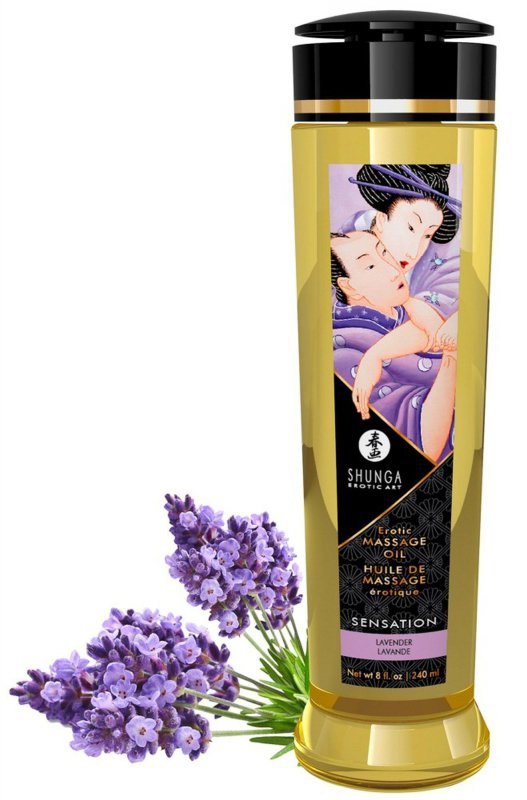 SHUNGA Olejek do Masażu VEGE- Massage Oil Sensation Lavender