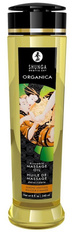 SHUNGA Jadalny Olejek do Masażu - Massage Oil Organica ALMOND SWEETNESS