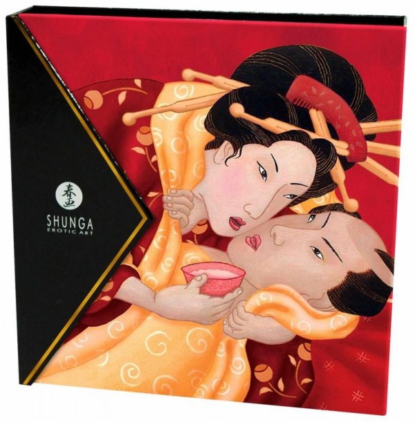 SHUNGA Zestaw do Masażu - Geisha's Secret Kit Strawberry Sparkling Wine