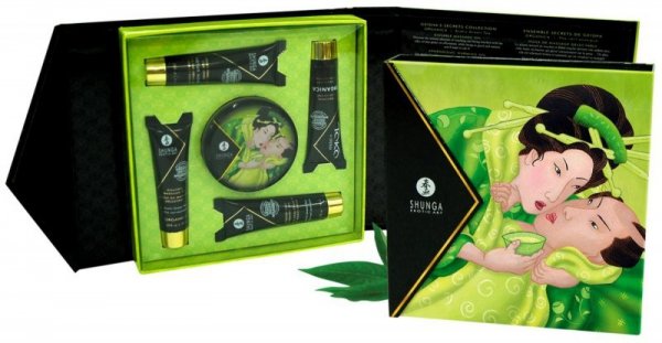 SHUNGA Zestaw do Masażu - Geisha's Secret Kit Organica Exotic Green Tea