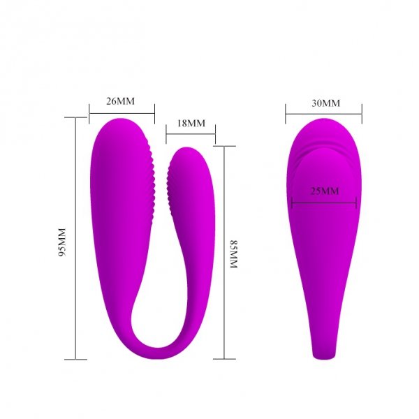 Wodoodporny wibrator dla PAR USB 12 funkcji - ULTRA CICHY SLIM