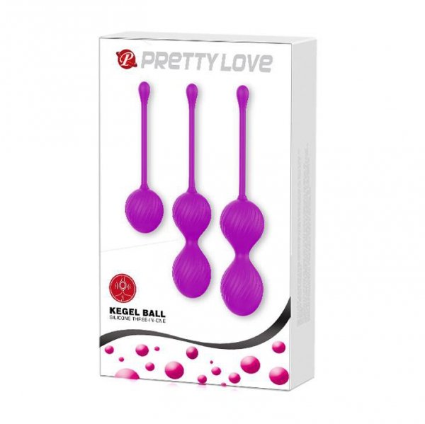 PRETTY LOVE  Kulki Kegla- KEGEL BALL PURPLE