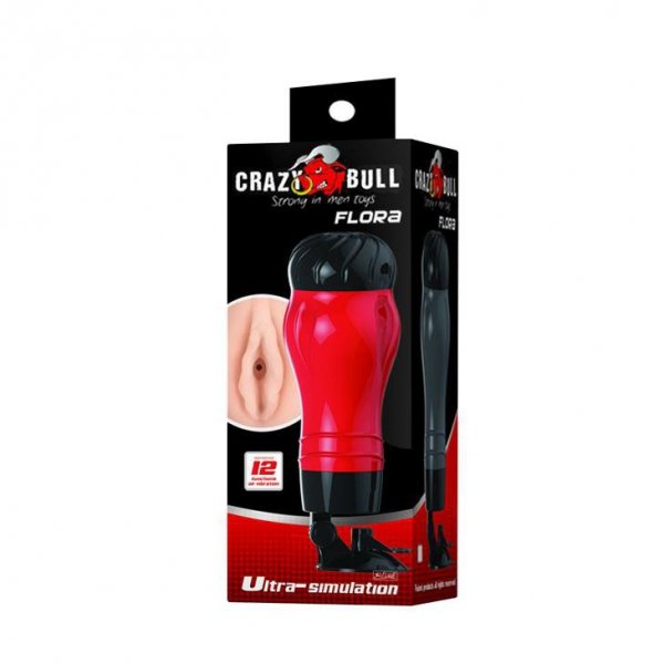 CRAZY BULL - FLORA Mouth12 Function-Masturbator Usta