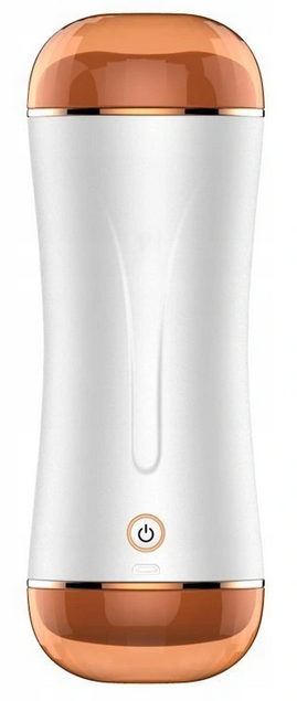 FOX SHOW Masturbator-Boss Series-Vibrating Masturbation Cup USB 10 function + Interactive Function / Double Ends