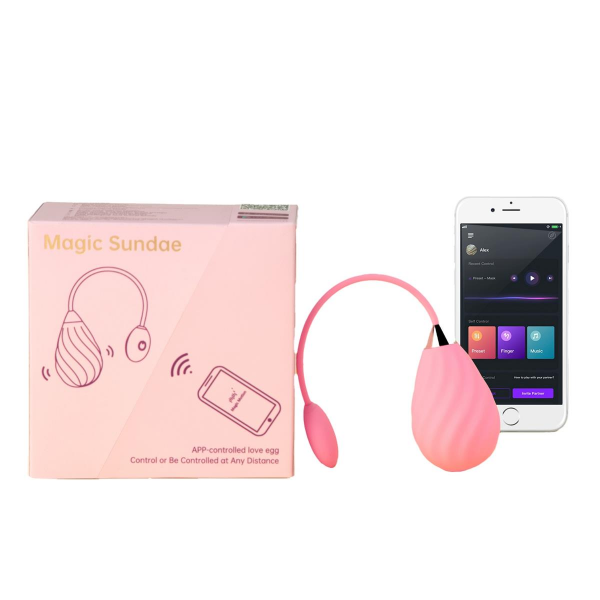 MAGIC MOTION - Magic Sundae App Controlled Love Egg Pink