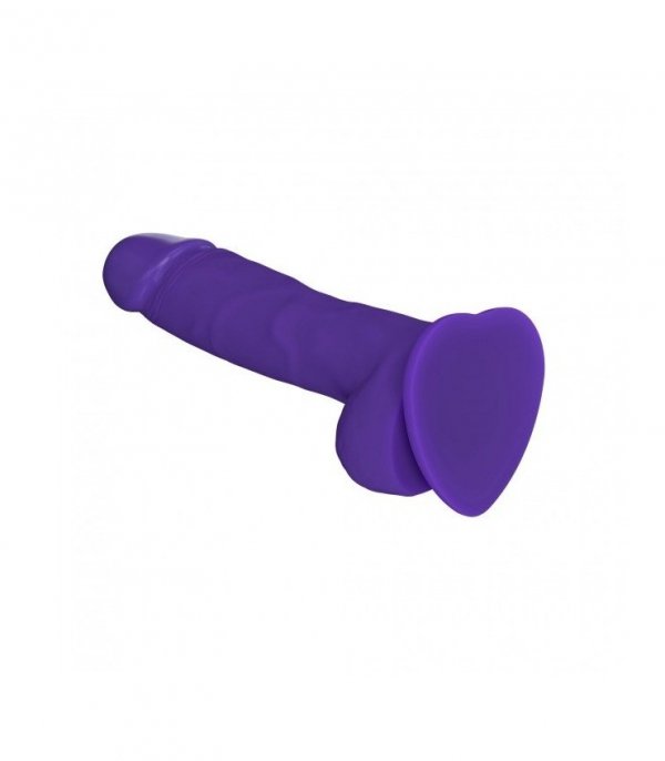 STRAP-ON ME Soft Realistic Dildo Purple L