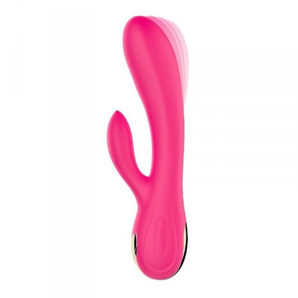 FOX SHOW Wibrator-Silicone Vibrator USB 7 Function + Booster / Heating