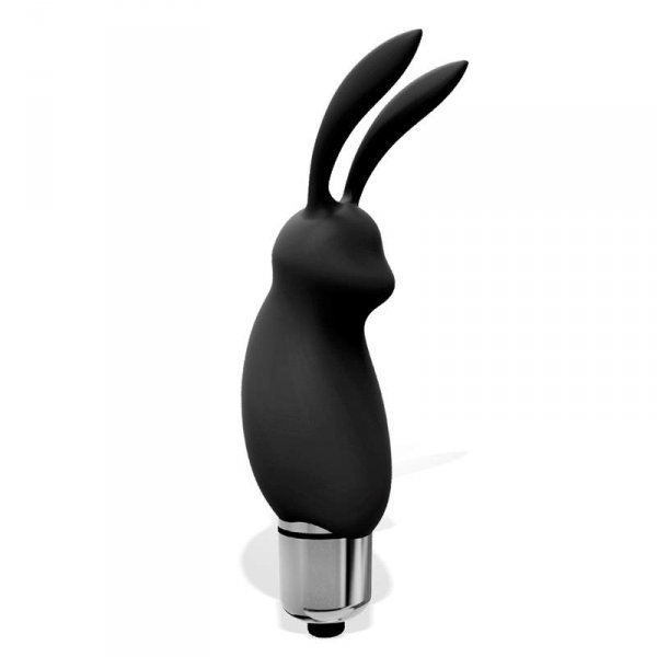 Rabbit Vibrating Bullet BLACK - MINI WIBRATOR BULLET