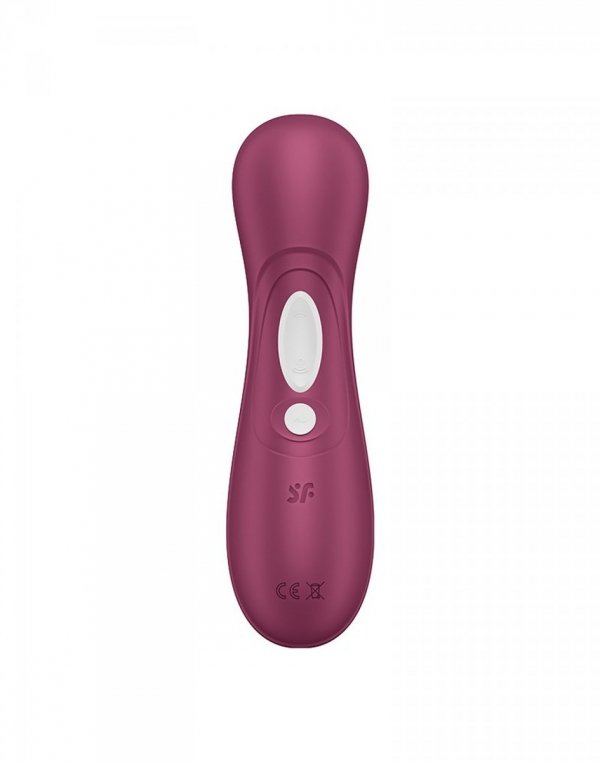 SATISFYER Masażer Łechtaczki Ssący APP - Pro 2 Generation 3with Liquid Air Technology, Vibration and Bluetooth/App wine red