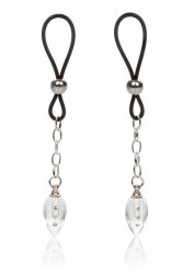 Nipple Jewel Crystal Teardrop Silver