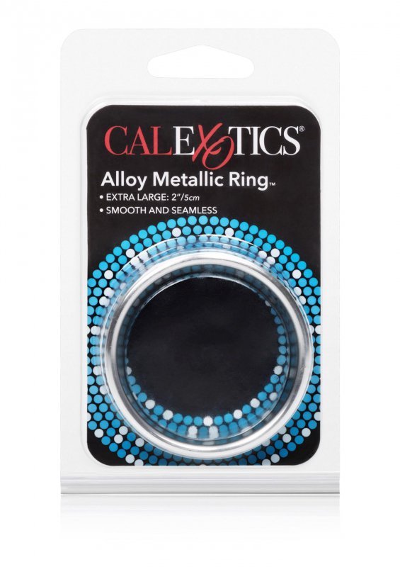 Alloy Metallic Ring - XL Silver