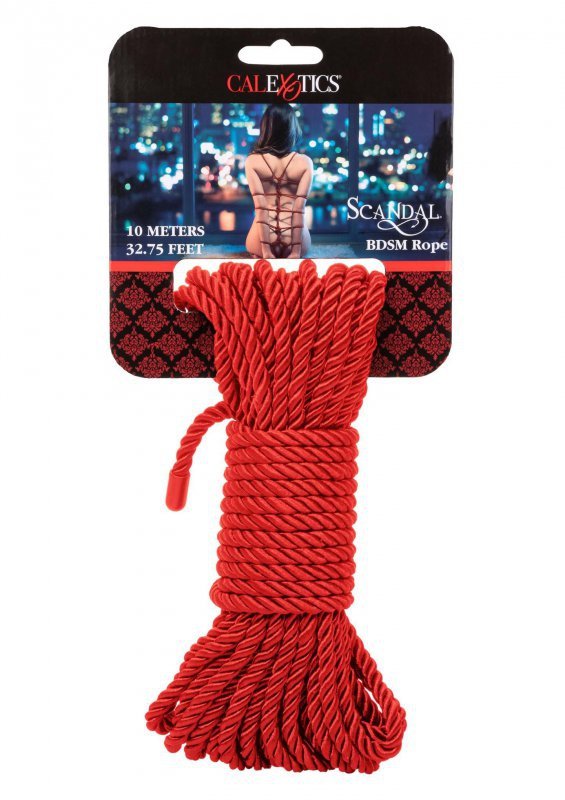 Scandal BDSM Rope 10M Red