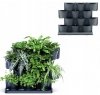 Blumentopf 12er Set Vertikaler Pflanzwand Taschen Wandgarten mit Abfluss - Cascade Garden 