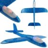 2x Styroporflugzeug Flugzeug Spielzeug LED Flieger Segelflugzeug Wurfgleiter
