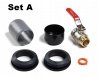 Anschluss-Set A zur Regenwassertonne 125L Fass